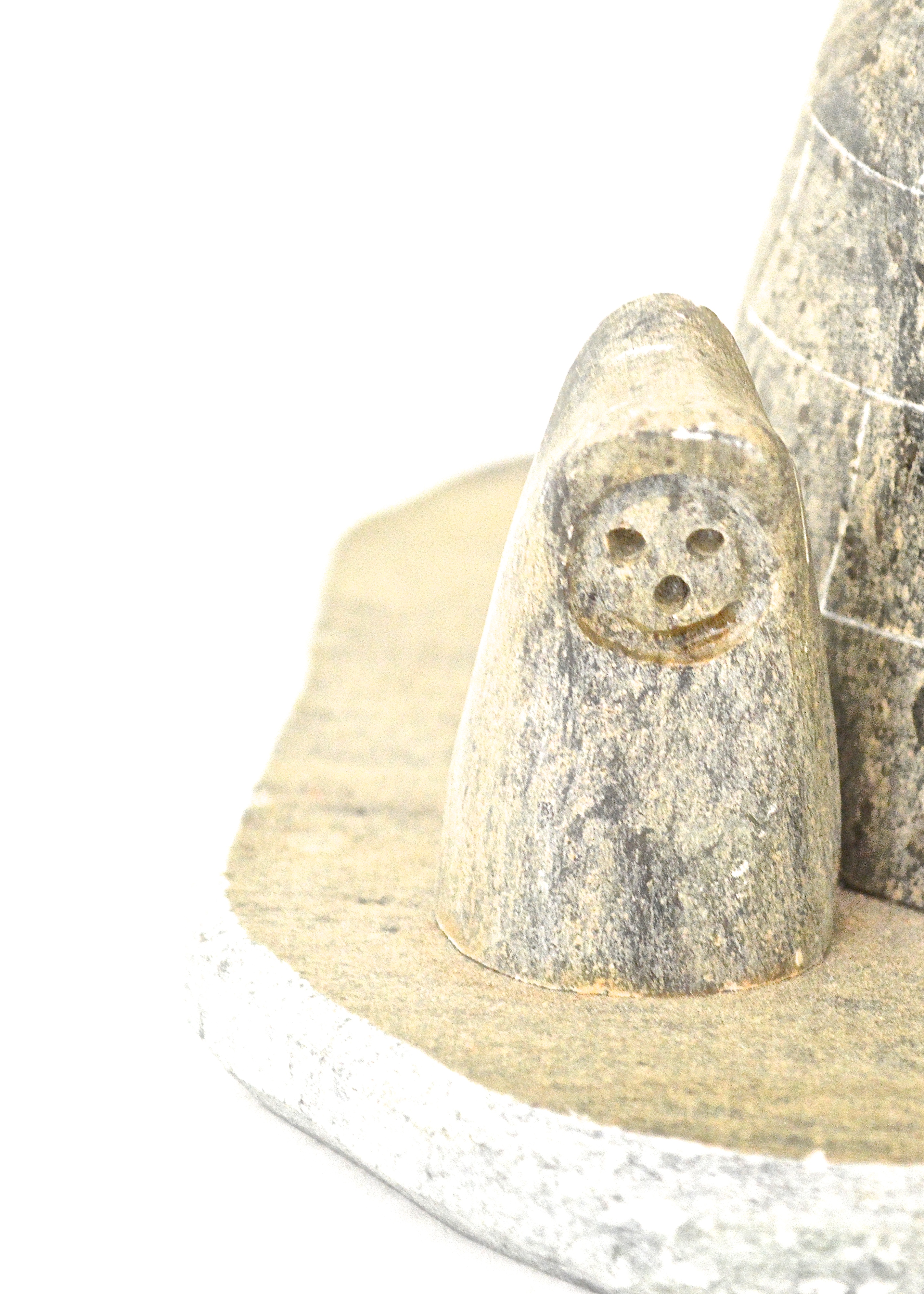 Two Inuit Soapstone Sculptures by Dimu