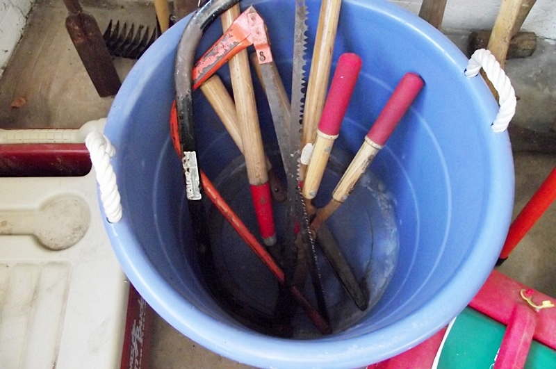 A Jackson Professional Tools Wheelbarrow and Vintage Tools