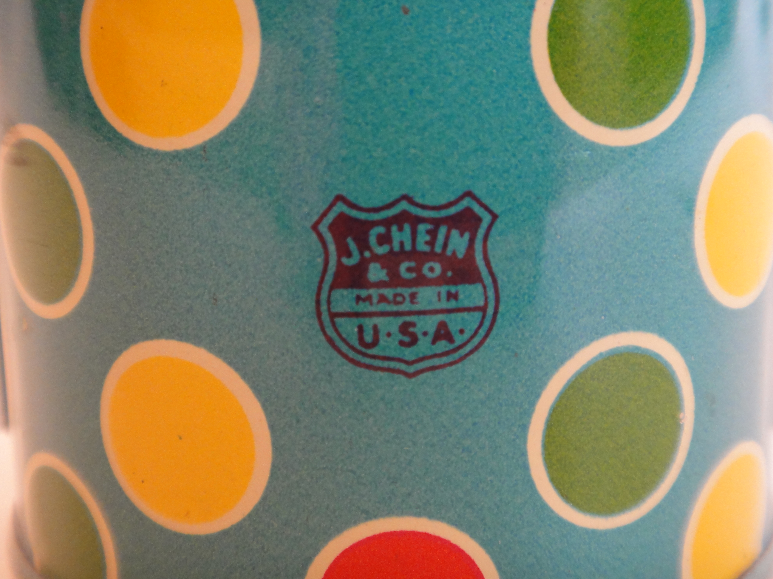 Vintage 1940s J. Chein Mechanical Clown Bank