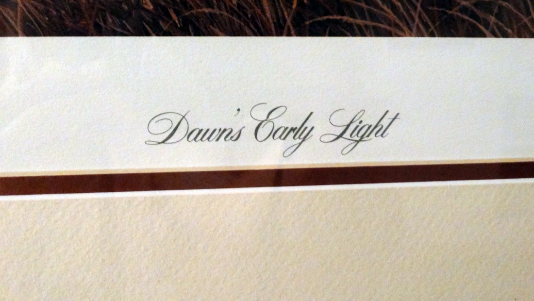 Raymond Reibel Signed and Numbered Print "Dawn's Early Light"