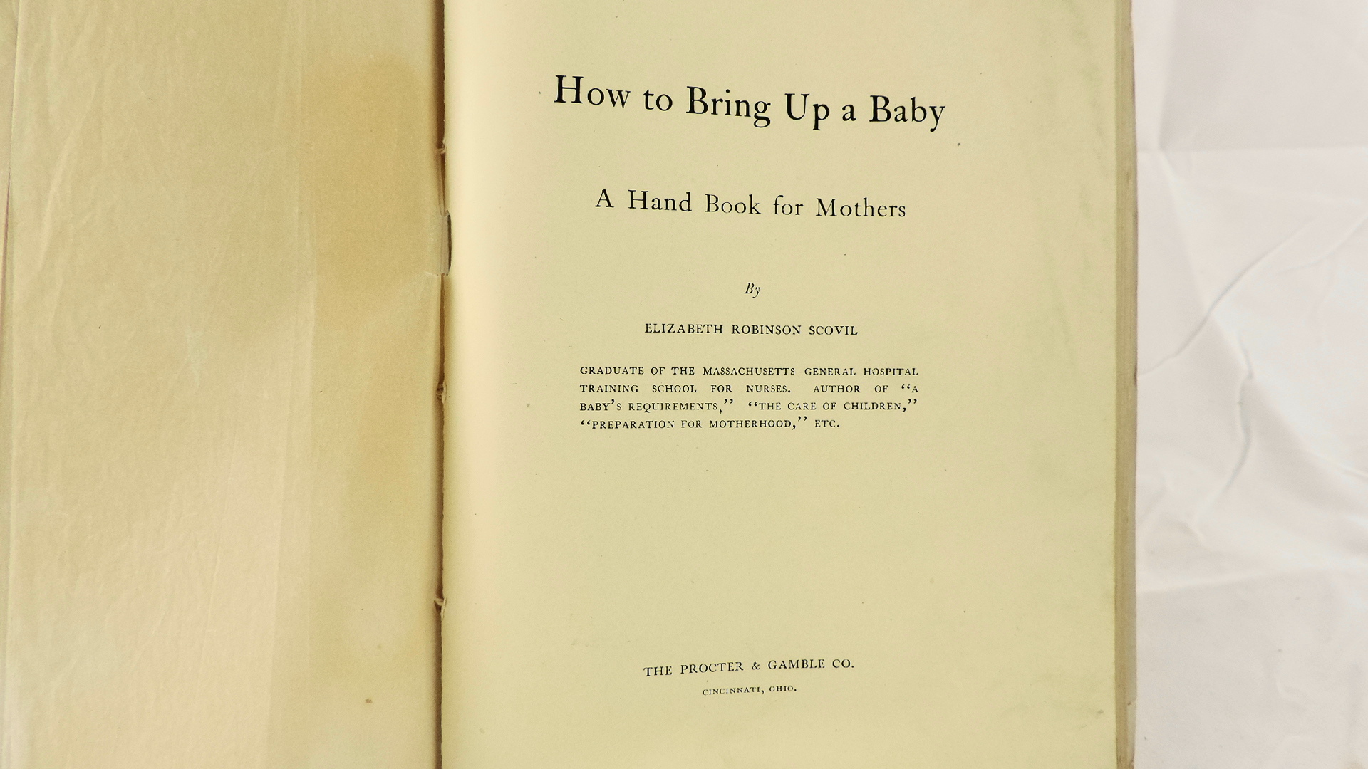 Vintage Procter & Gamble Baby Book