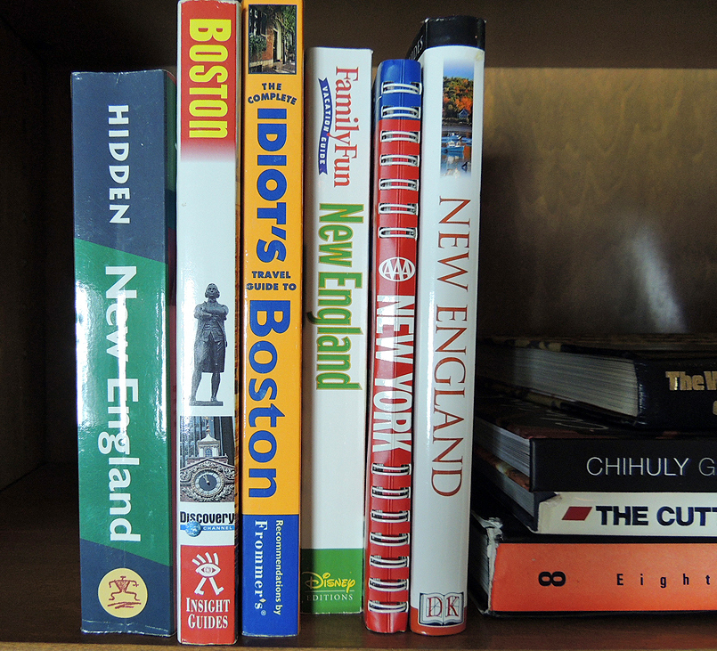 Coffee Table and Travel Books
