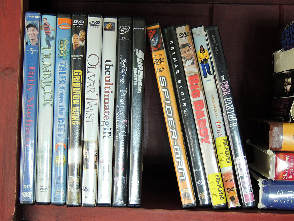 Family DVD and VHS Movie Collection