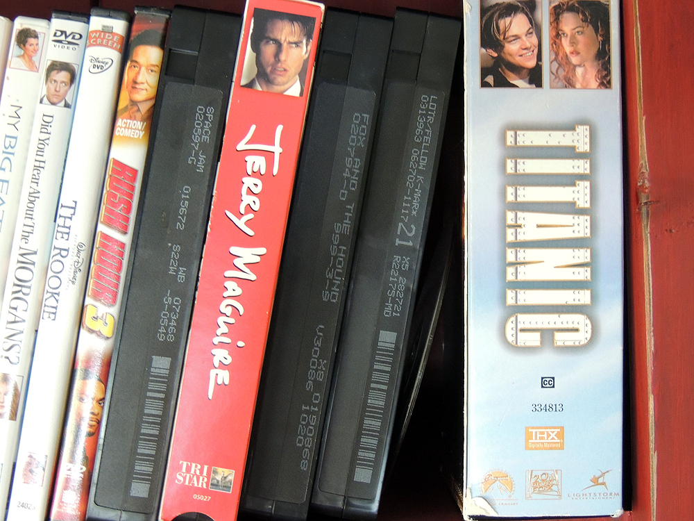 Family DVD and VHS Movie Collection