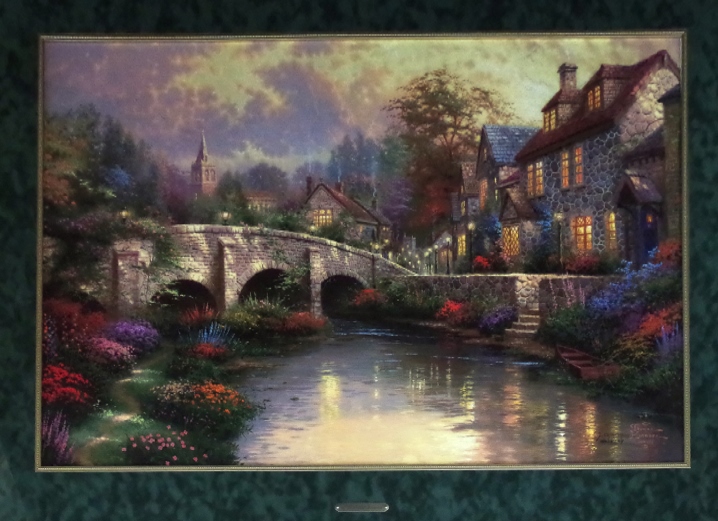 Thomas Kinkade Limited Edition Print 'Cobblestone Brooke'