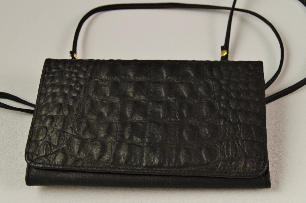 Coordinated Group of Women's Accessories in Black and Silver