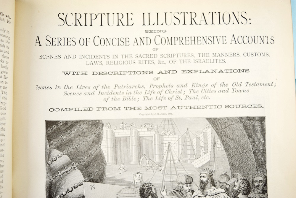 A Rare 1883/1884 Douay-Rheims Bible, Profusely Illustrated