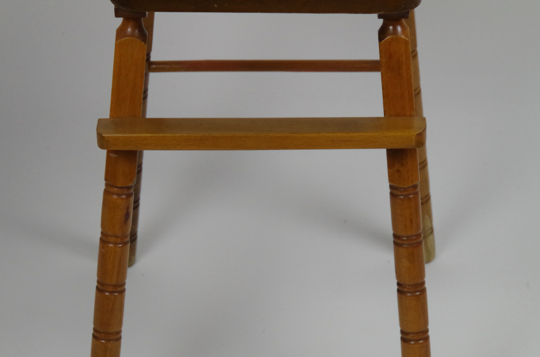 Vintage Maple Doll High Chair