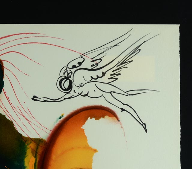 Original Salvador Dali Lithograph "Le Gran Pavon"