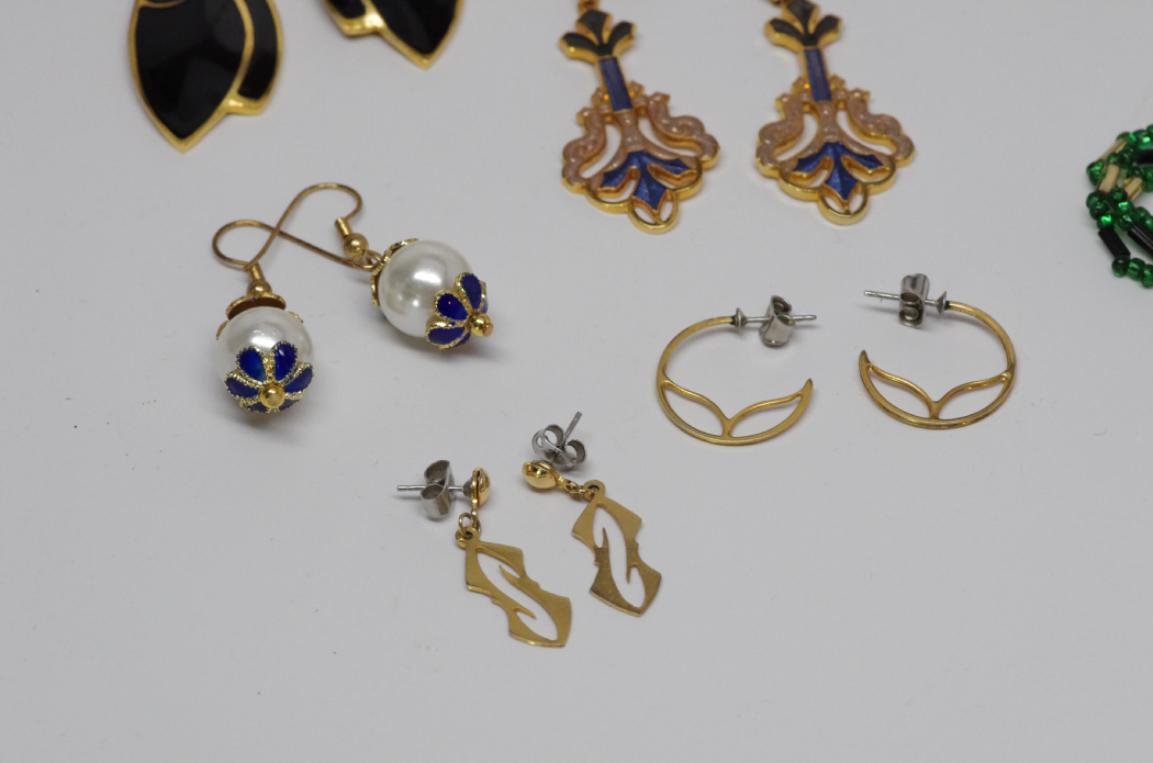 Collection of Cloisonne and Other Fine Costume Jewelry