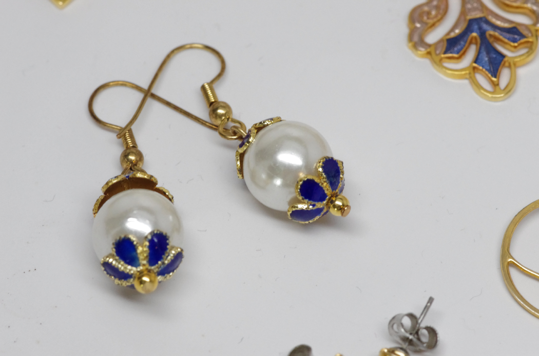 Collection of Cloisonne and Other Fine Costume Jewelry