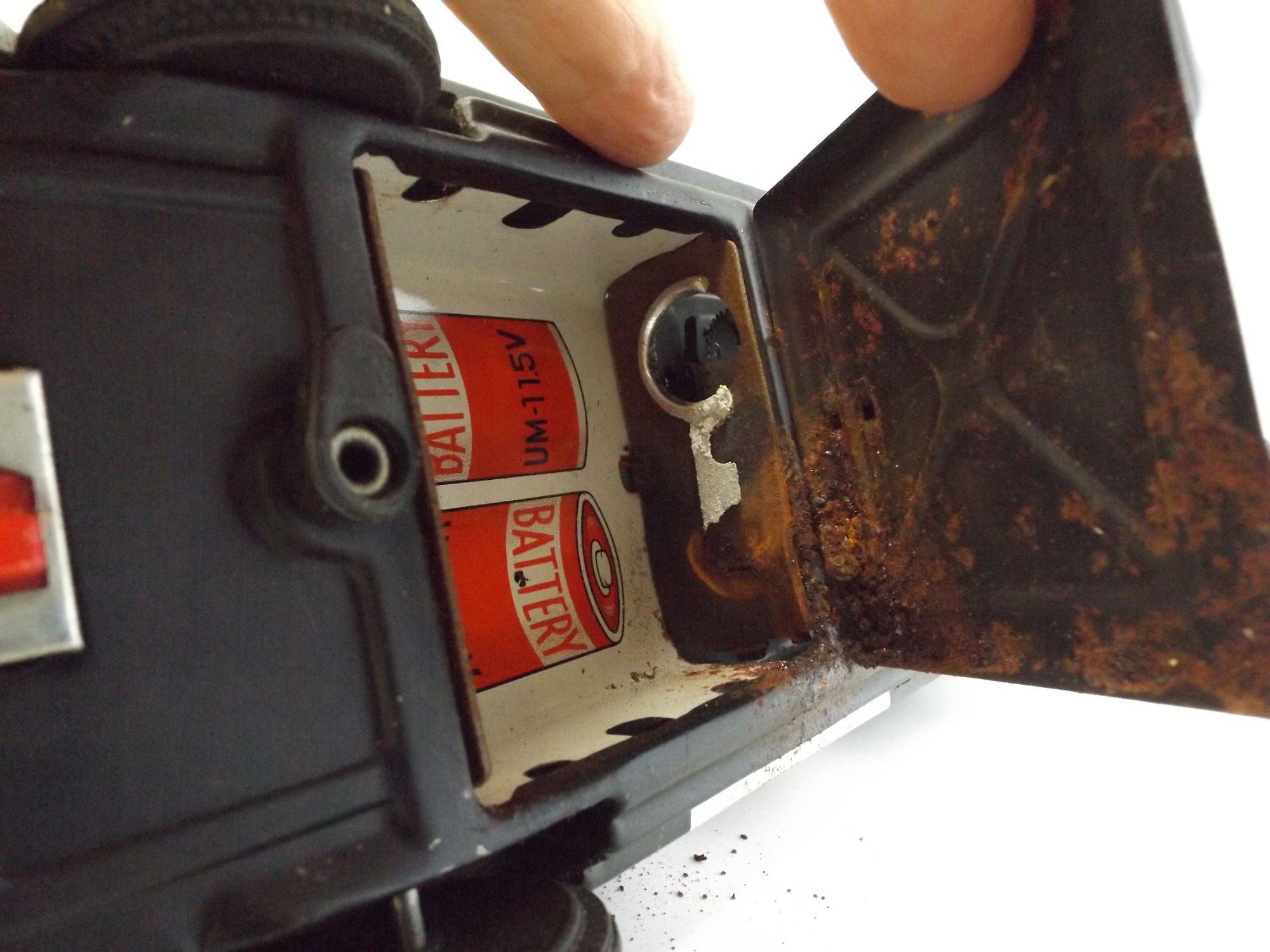 Taiyo Japanese Ford Mercury Cougar Litho Tin Toy Police Car