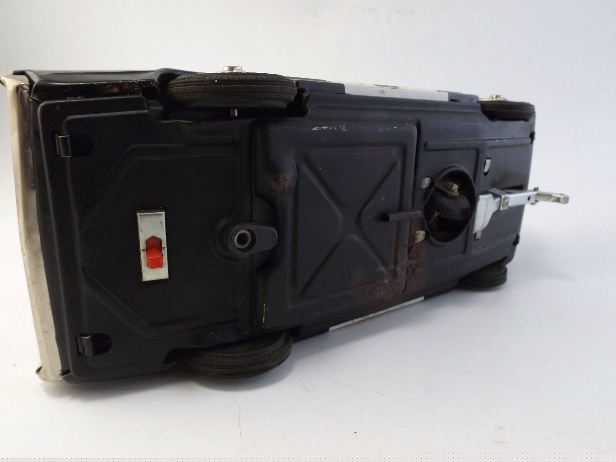 Taiyo Japanese Ford Mercury Cougar Litho Tin Toy Police Car