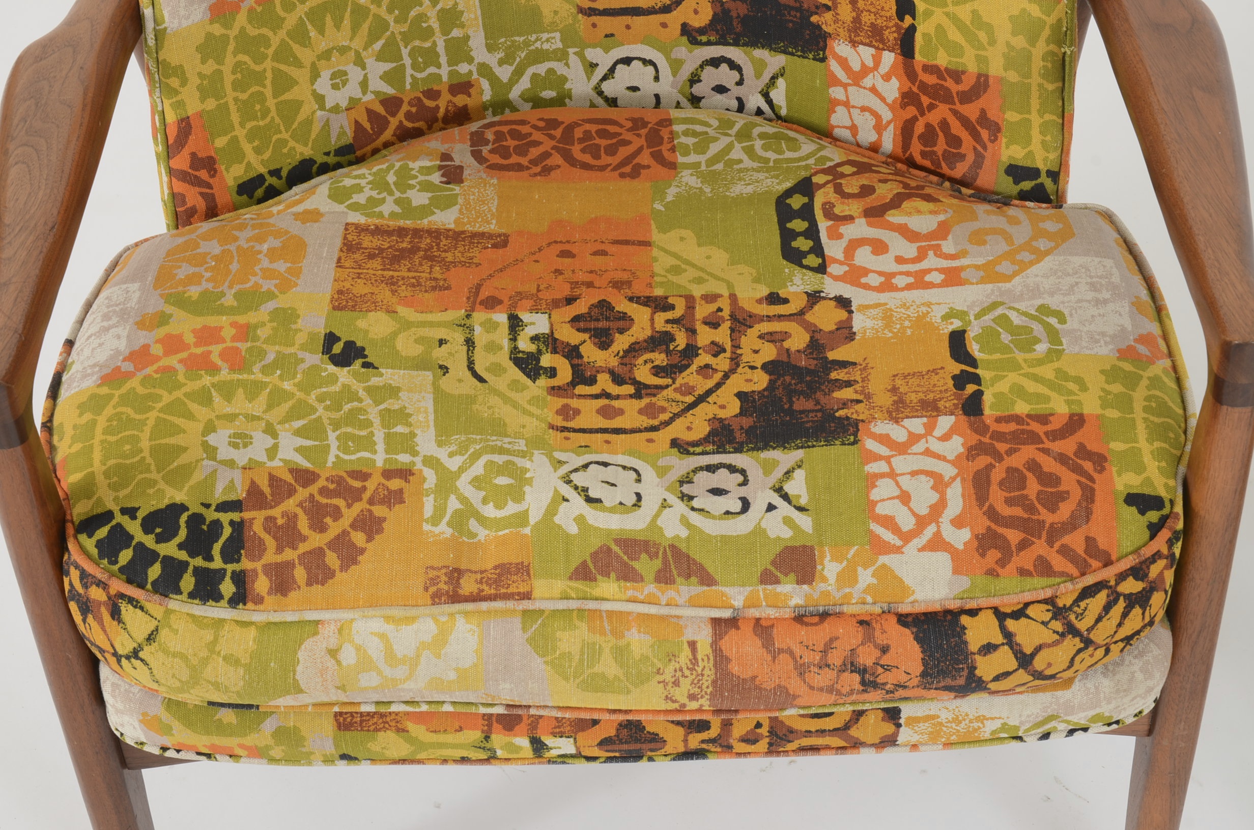 Pair of Patterned Armchairs