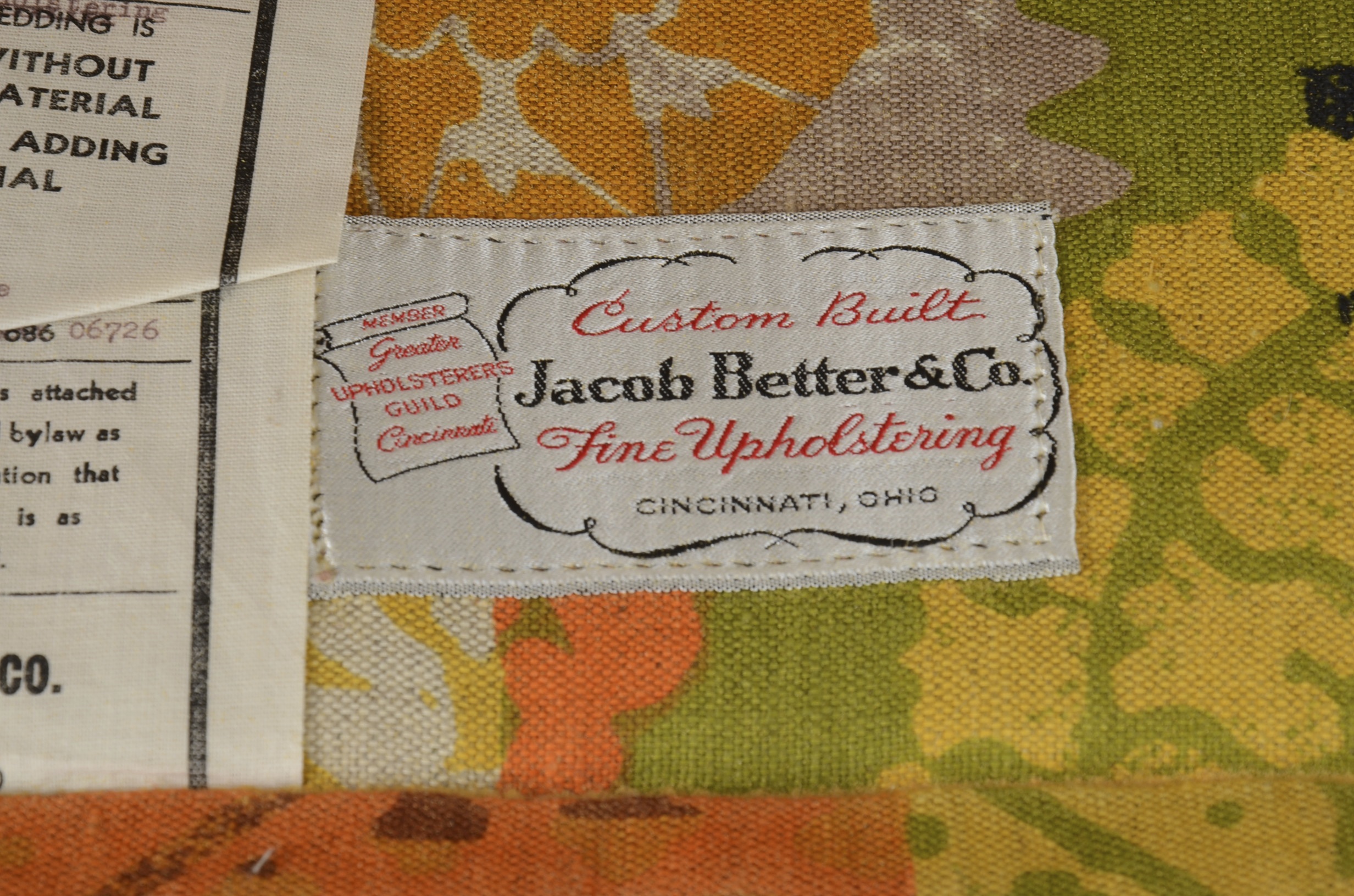 Pair of Patterned Armchairs