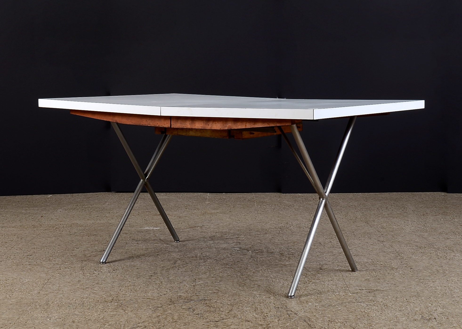 George Nelson for Herman Miller "X-Leg" Dining Table