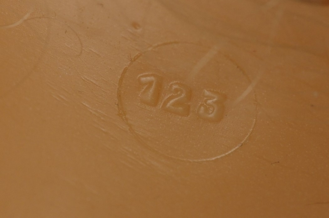 Vintage Famosa Doll in Green and Lavender Dress