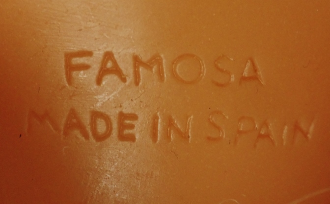 Vintage Famosa Doll in Green and Lavender Dress