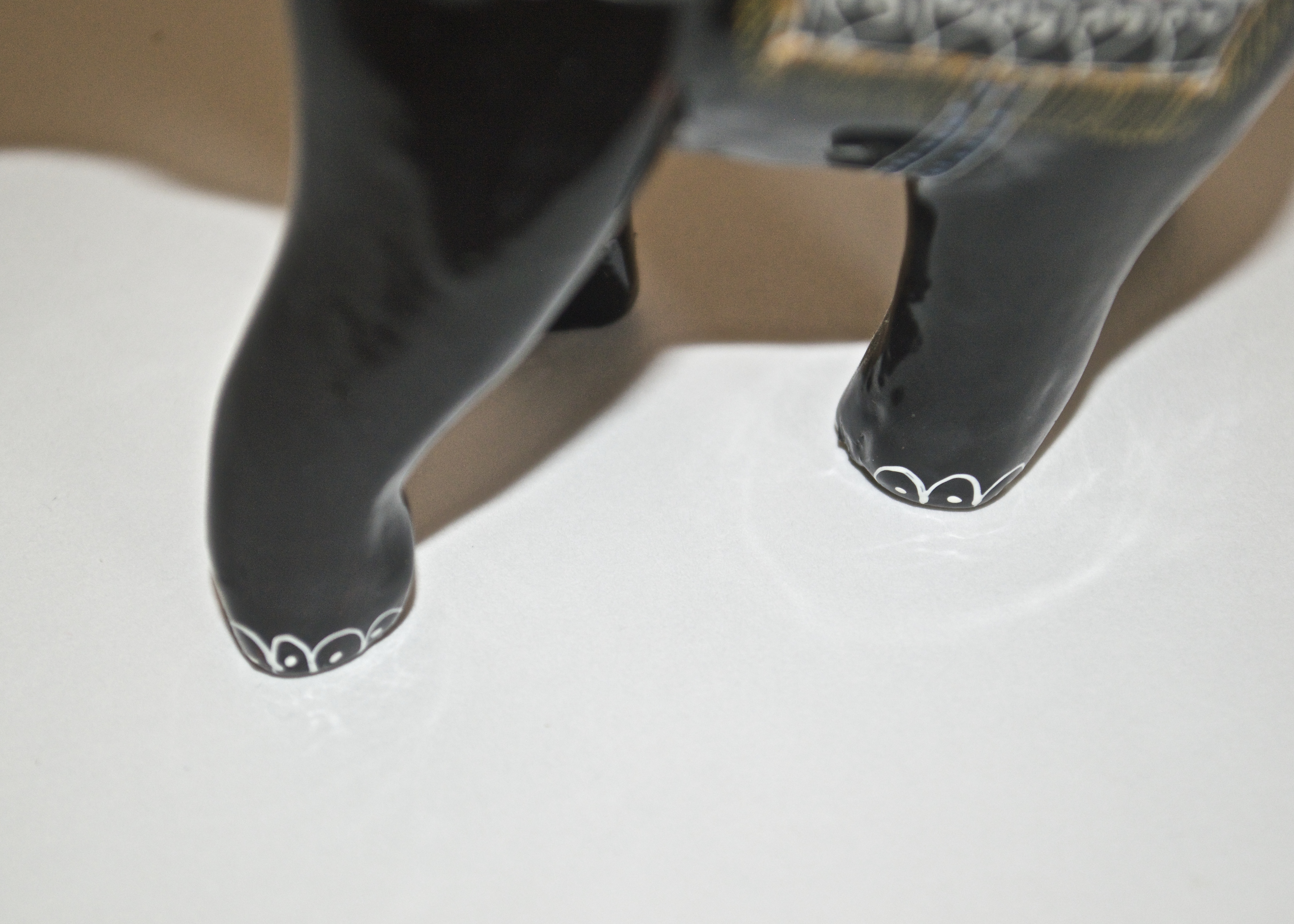 Wooden Elephant Figurines