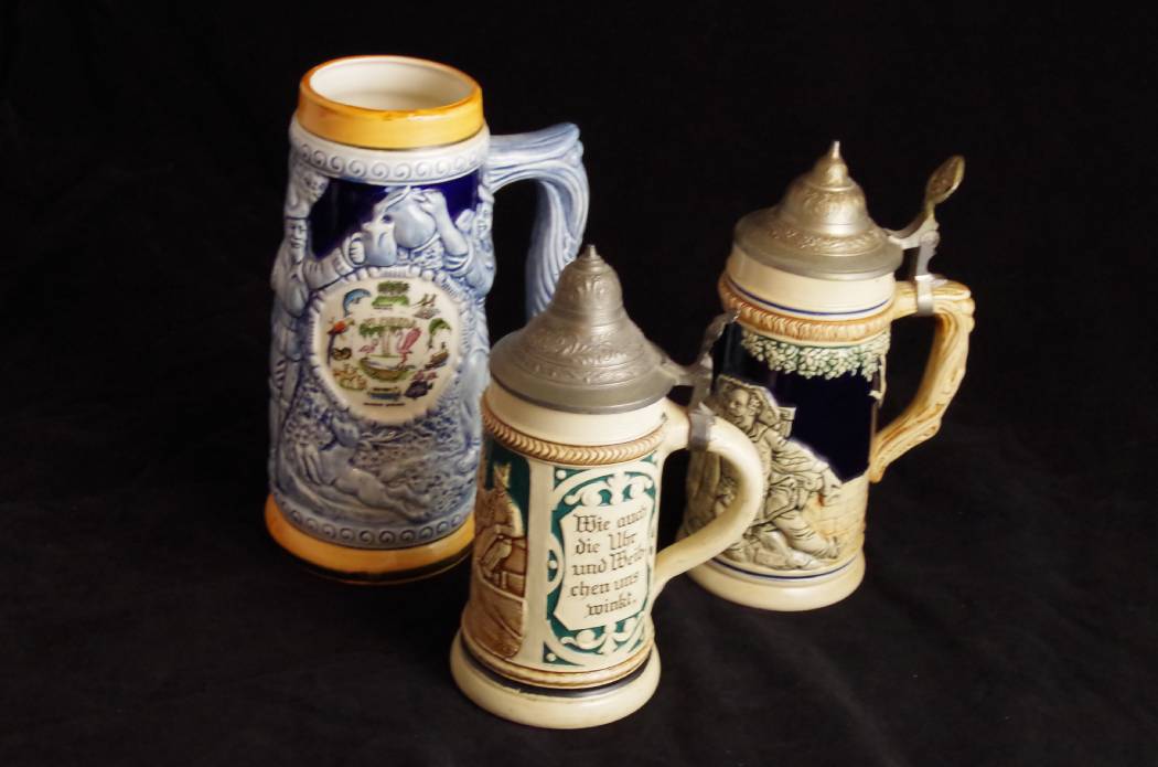Three Beer Steins