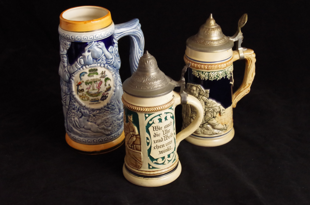 Three Beer Steins