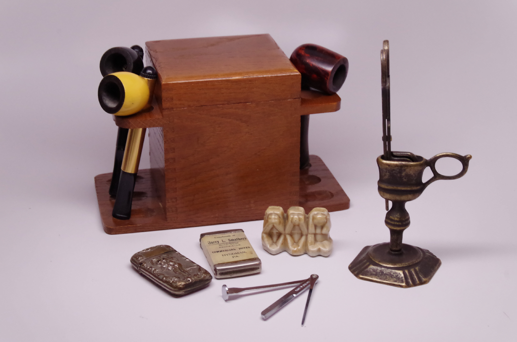 Pipes and Vintage Match Holders 