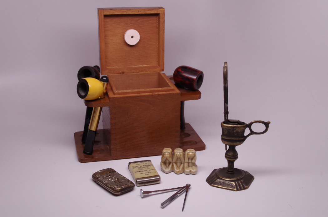 Pipes and Vintage Match Holders 