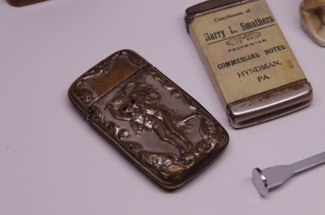 Pipes and Vintage Match Holders 