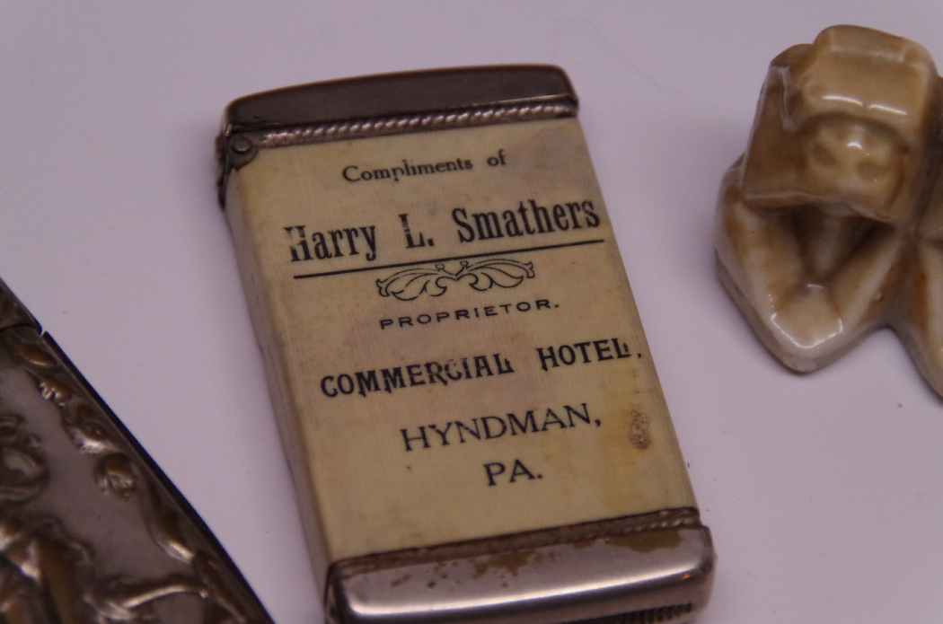 Pipes and Vintage Match Holders 