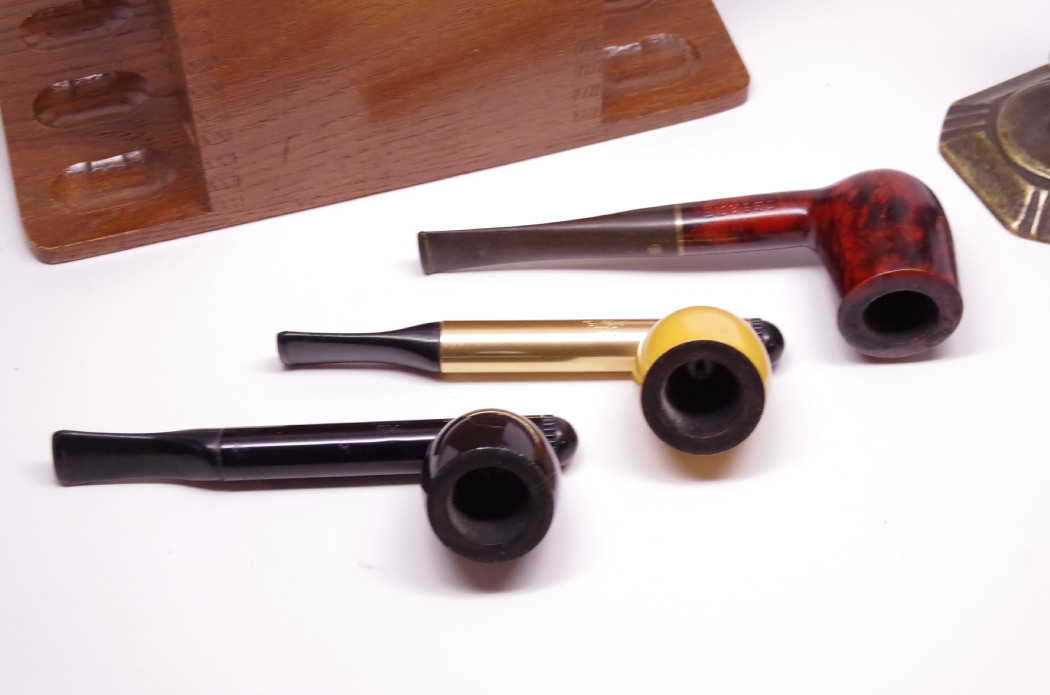 Pipes and Vintage Match Holders 