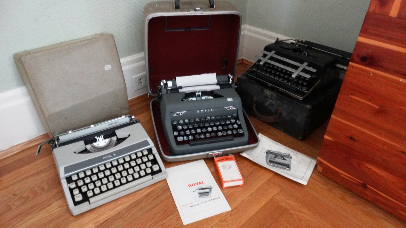 Trio of Vintage Manual Typewriters