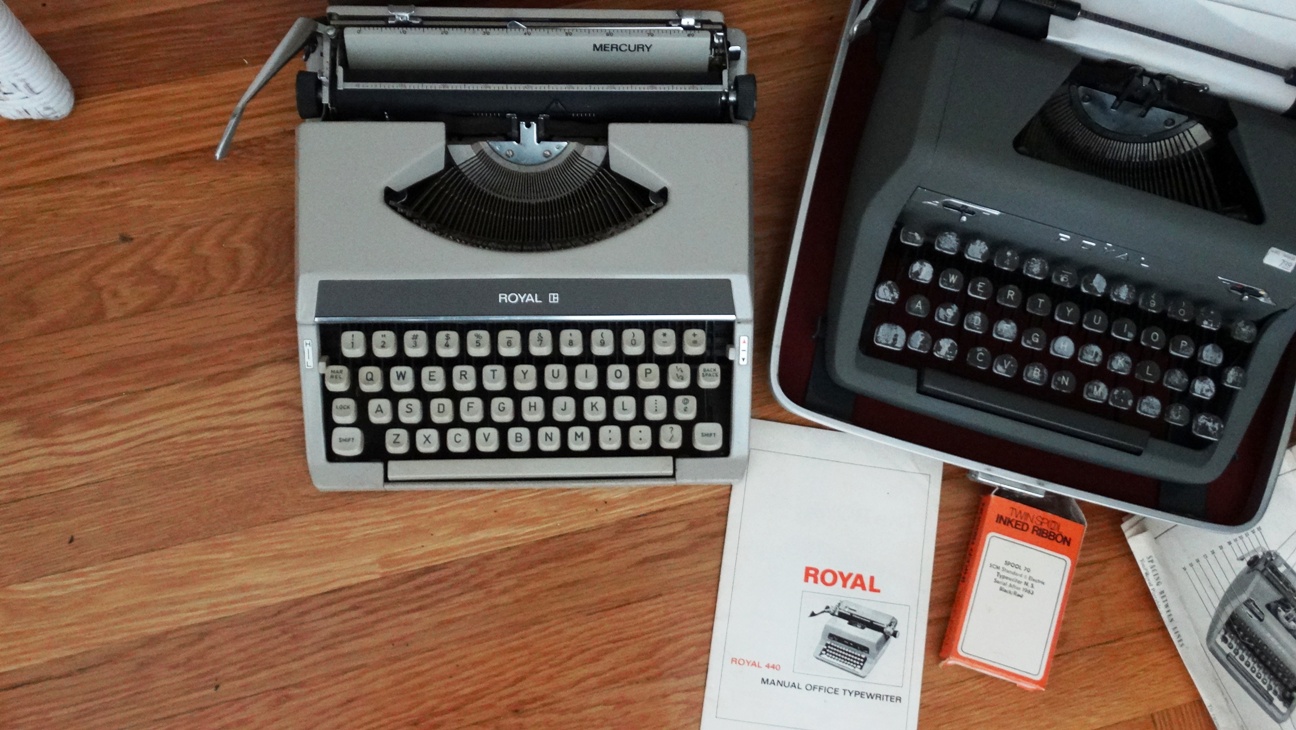Trio of Vintage Manual Typewriters