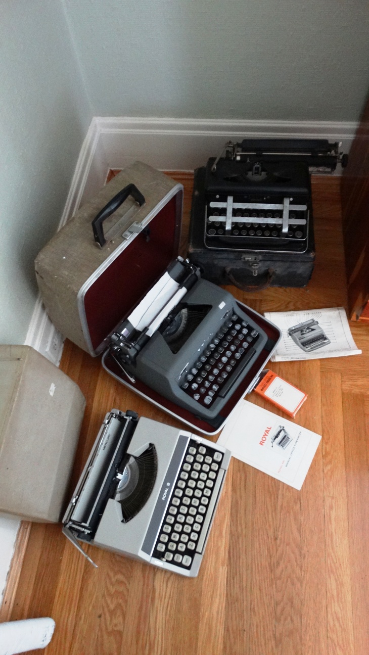 Trio of Vintage Manual Typewriters