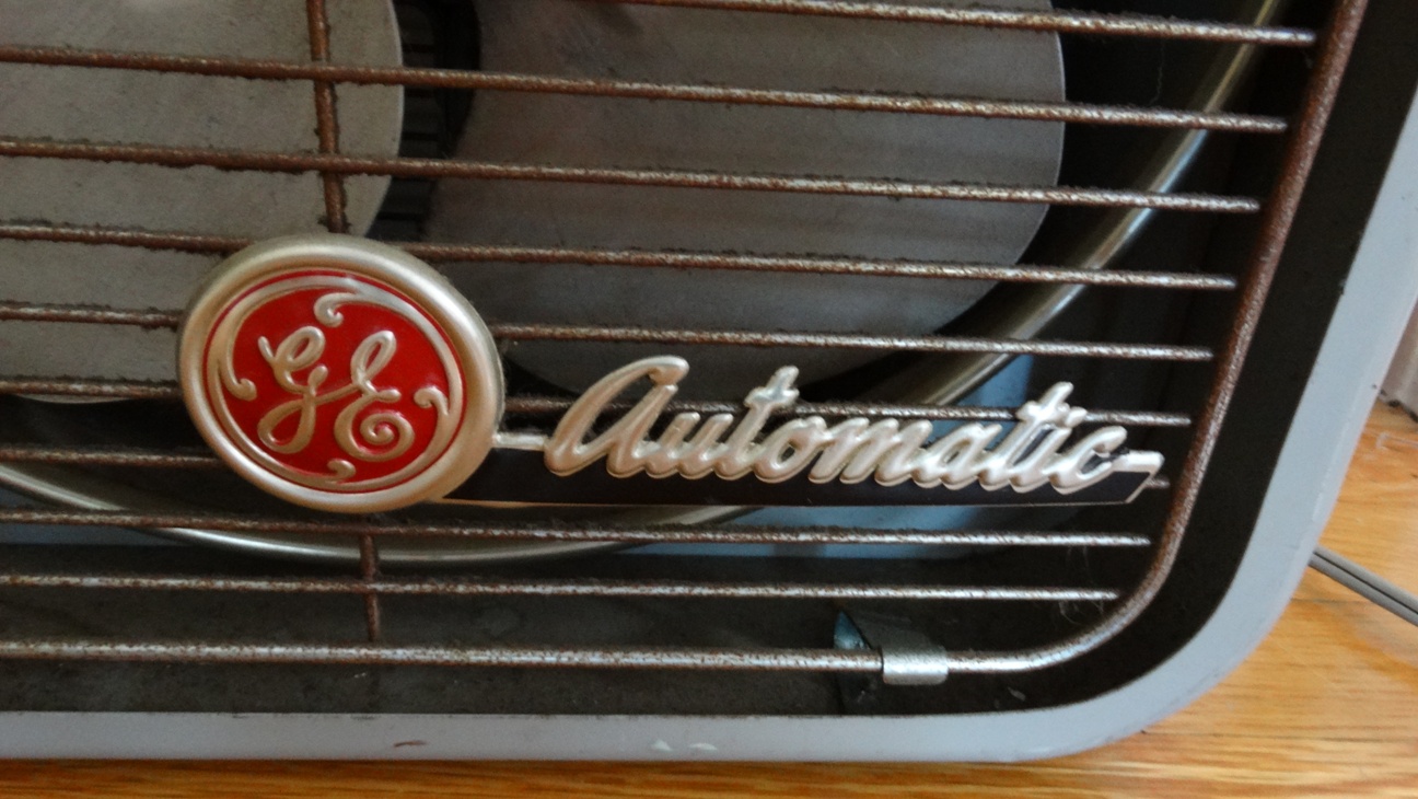 Vintage GE Automatic Double Window Fan