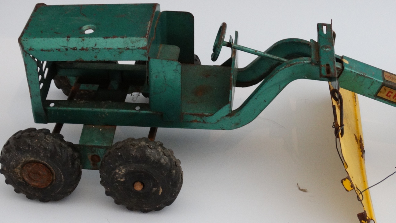 Structo Steel Road Grader Toy