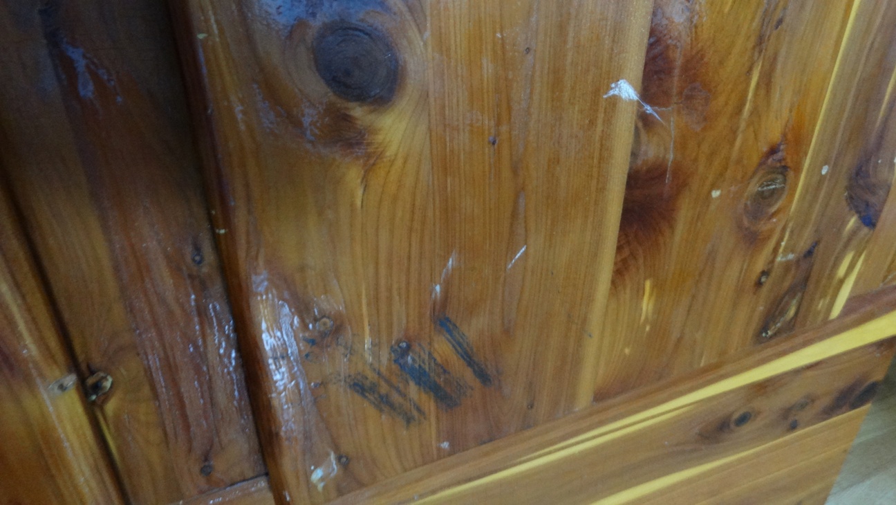 Vintage Cedar Armoire