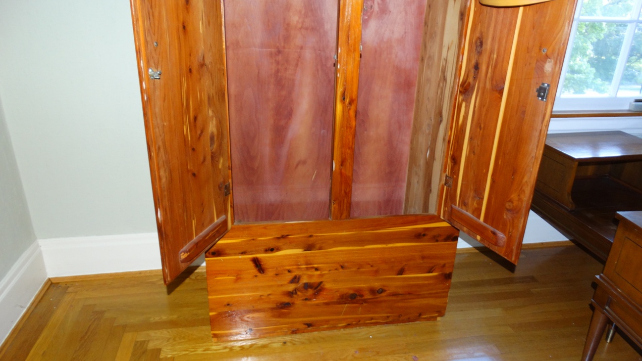 Vintage Cedar Armoire