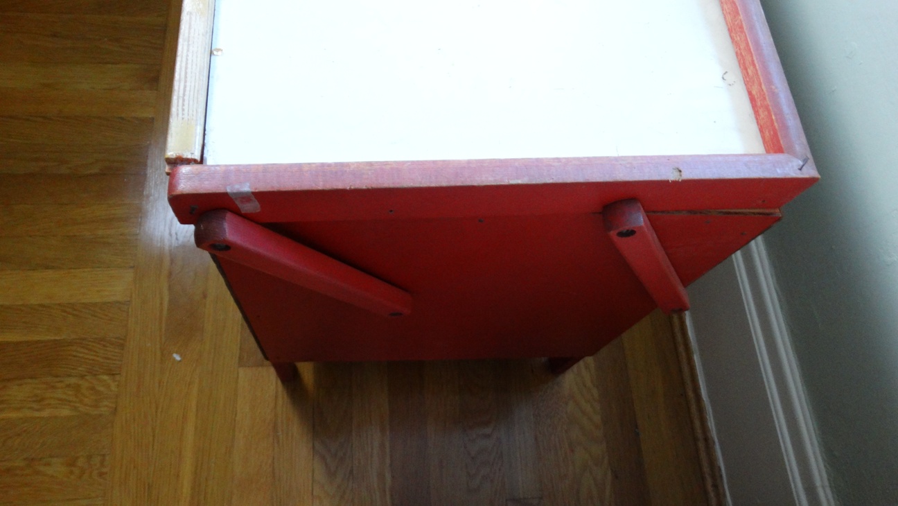 Vintage Wooden Toy Chest