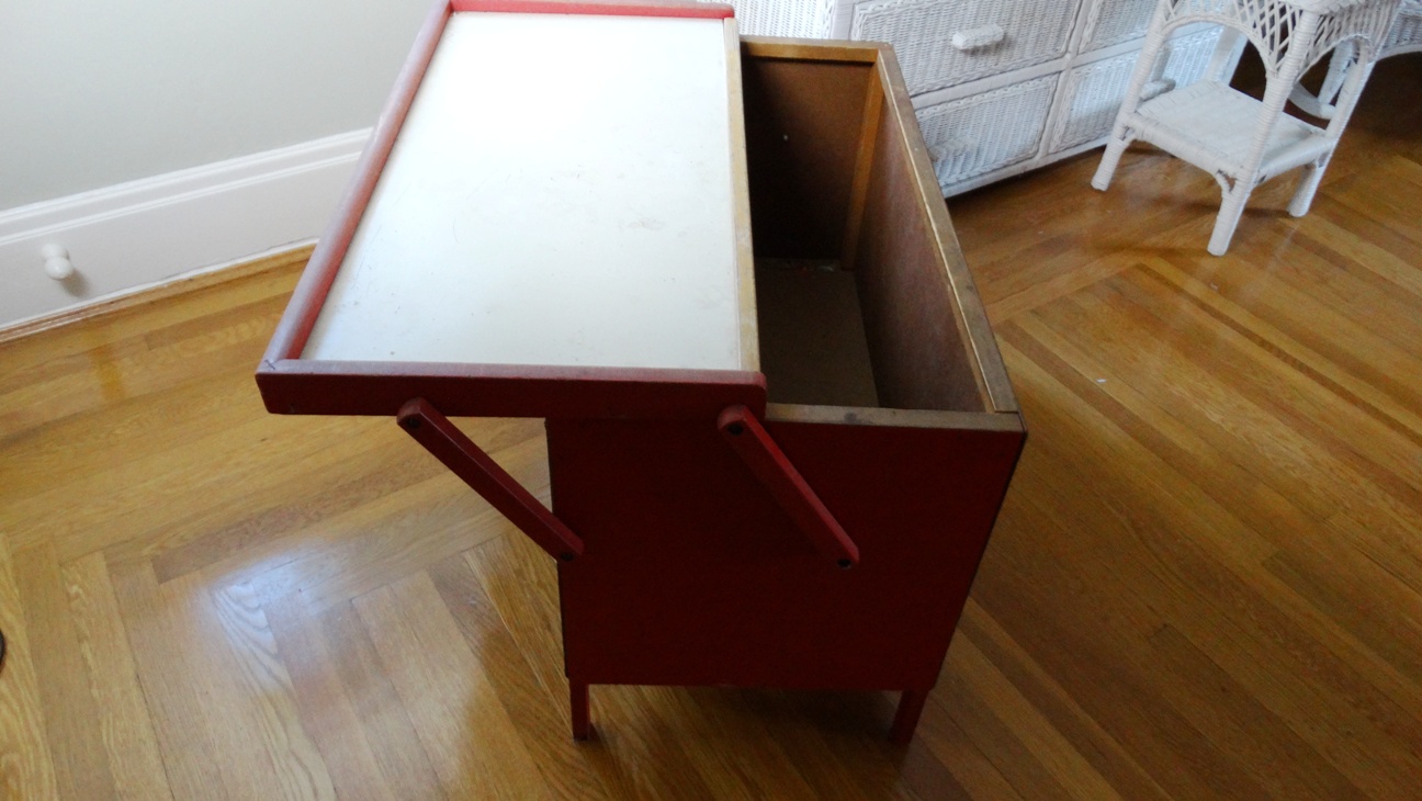 Vintage Wooden Toy Chest