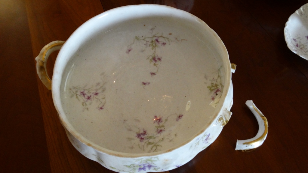 Theodore Haviland China Violet Pattern Serving Pieces