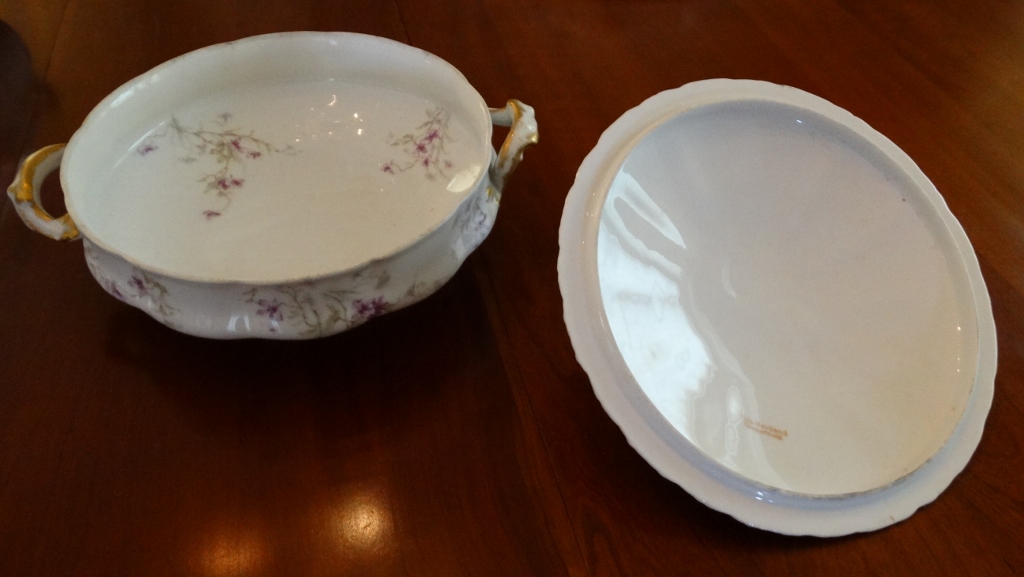 Theodore Haviland China Violet Pattern Serving Pieces