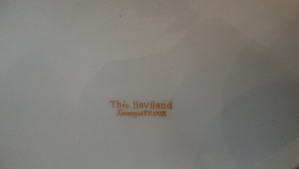 Theodore Haviland China Violet Pattern Serving Pieces