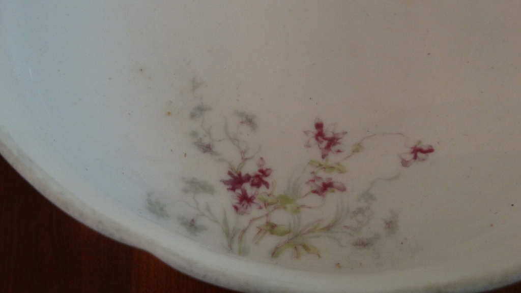 Theodore Haviland China Violet Pattern Serving Pieces