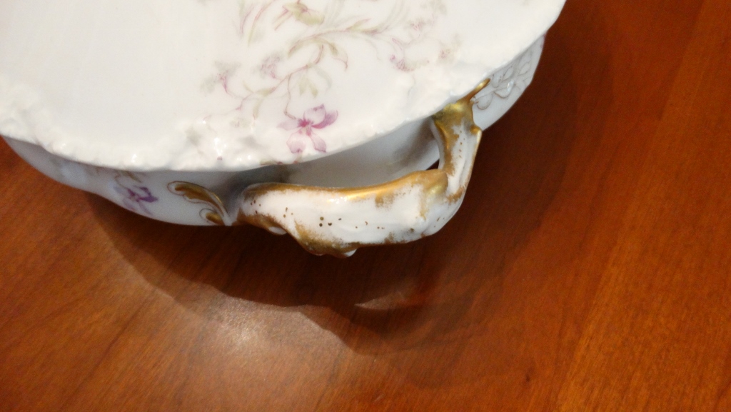 Theodore Haviland China Violet Pattern Serving Pieces