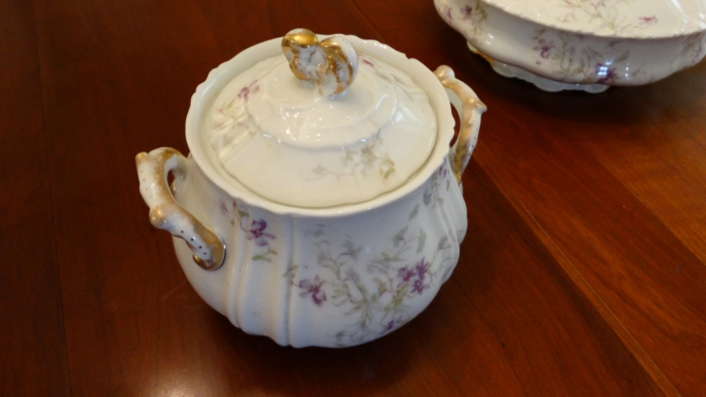 Theodore Haviland China Violet Pattern Serving Pieces