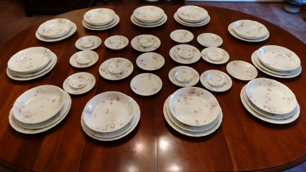 Theodore Haviland China Violet Pattern Dishes