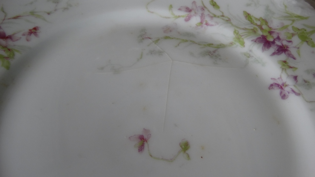 Theodore Haviland China Violet Pattern Dishes