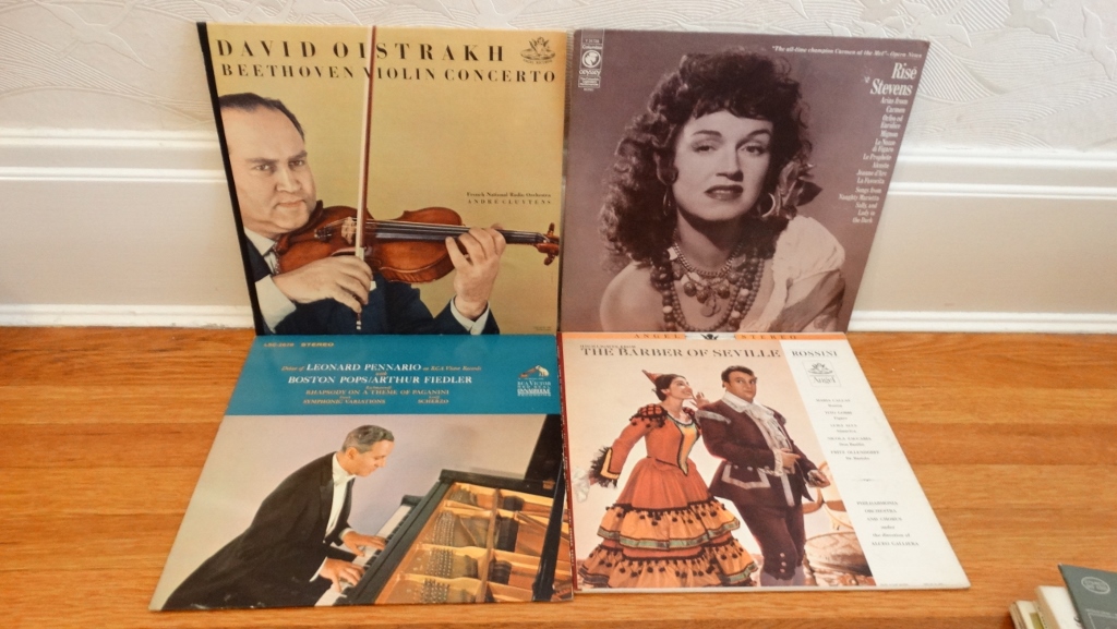 Vintage Classical, Broadway and Easy Listening LPs