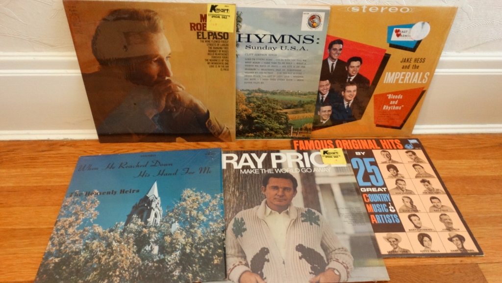 Vintage Folk and Country LPs