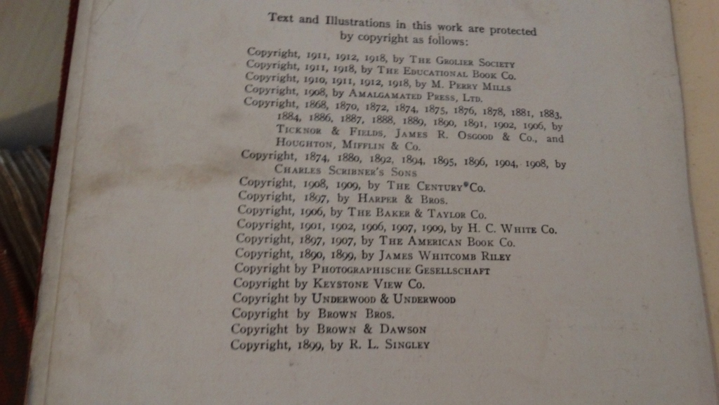 "The Book of Knowledge" c1918 Children's Encyclopaedia and More